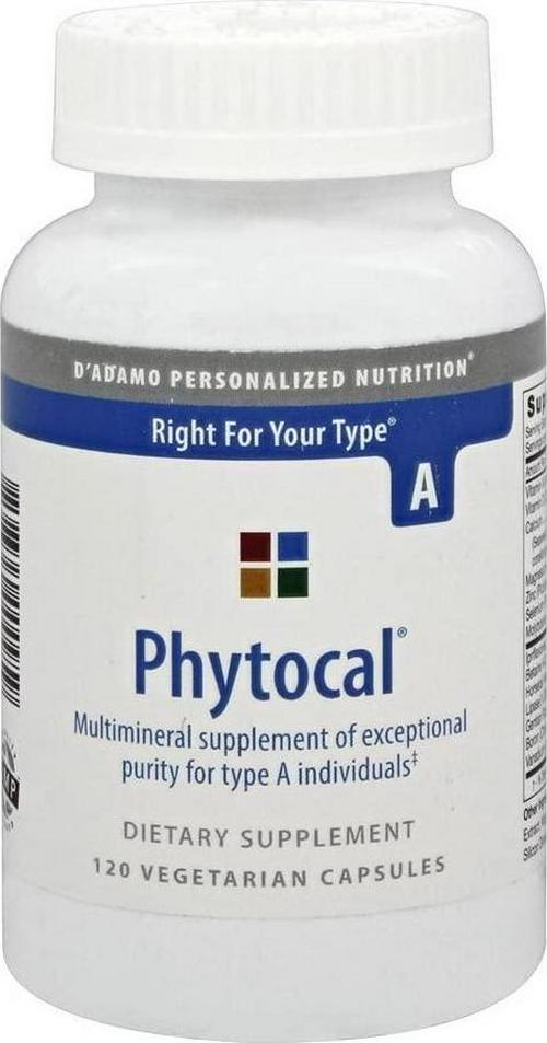 D'Adamo Personalized Nutrition - Phytocal A 120 vcaps