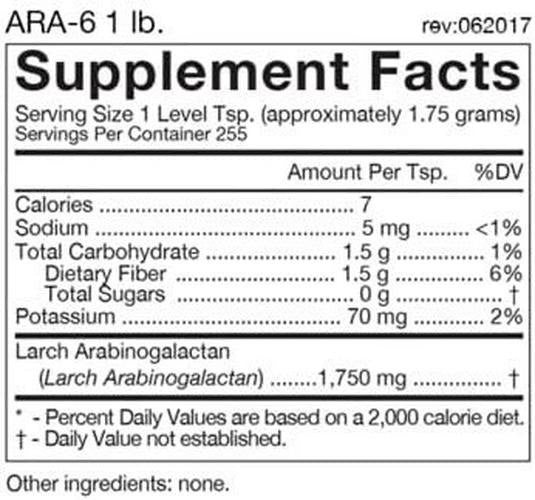 D'Adamo Personalized Nutrition ARA 6 Powder 1 lb