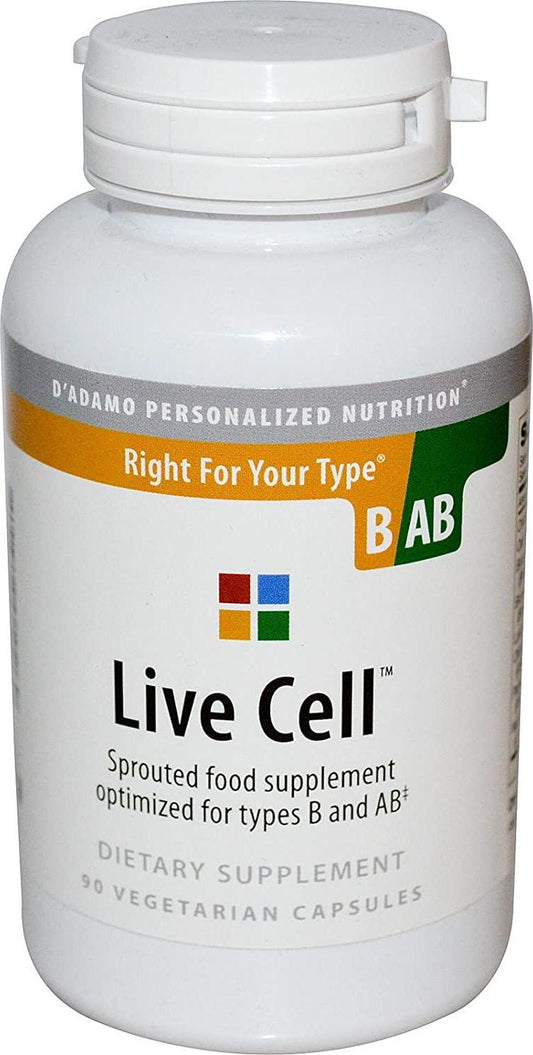 D'Adamo Personalized Nutrition Live Cell B/Ab 90 Vcaps