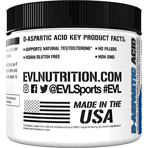 D Aspartic Acid Testosterone Booster for Men - DAA D-Aspartic Acid Pre Workout Powder Muscle Builder for Men 3.12g - Male Fertility Supplement for Enhanced Drive Potency and Motility - Unflavored