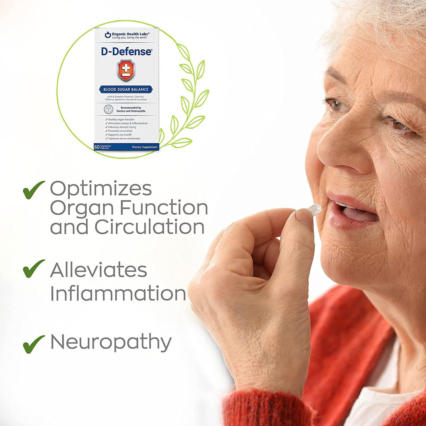 D-Defense Sugar Balance - 60 Veggie Capsules