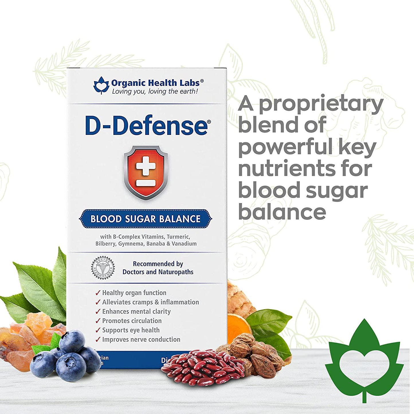 D-Defense Sugar Balance - 60 Veggie Capsules