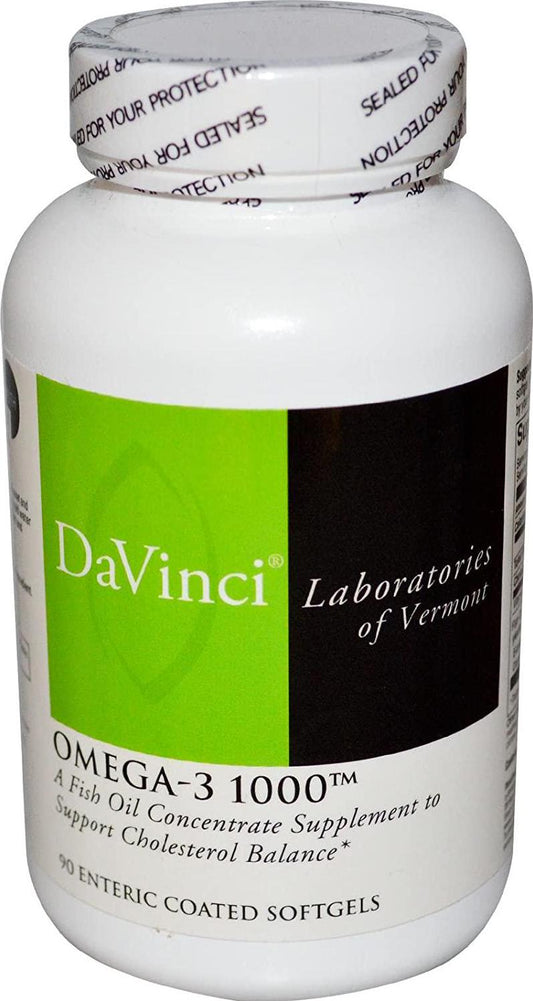 DaVinci Laboratories of Vermont Omega-3 1000, 90 Count
