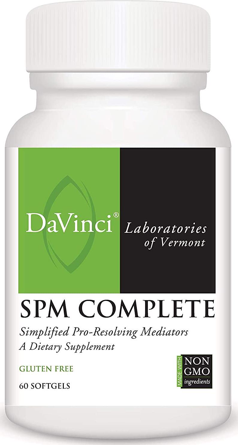 DaVinci Laboratories – SPM Complete, Proresolving Mediators from Cod Liver Oil for Immune Health, 60 Capsules