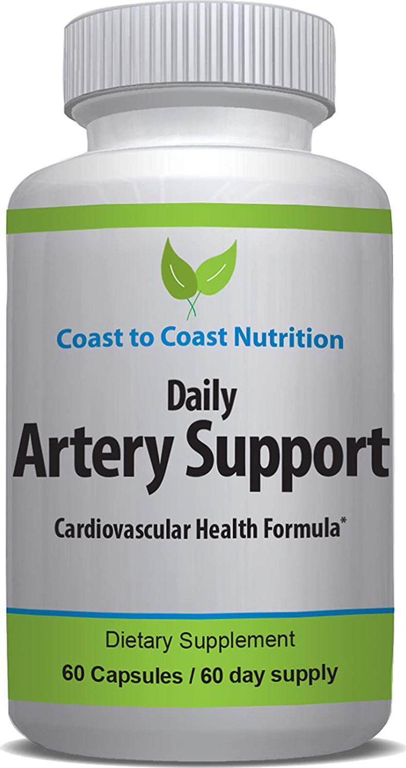 Daily Artery and HEART Health Supplement for IMPROVED CIRCULATION and CARDIOVASCULAR HEALTH. Supports Improved Blood Flow and Addresses Calcification of BLOOD VESSELS for a HEALTHY HEART | 60 Day Supply