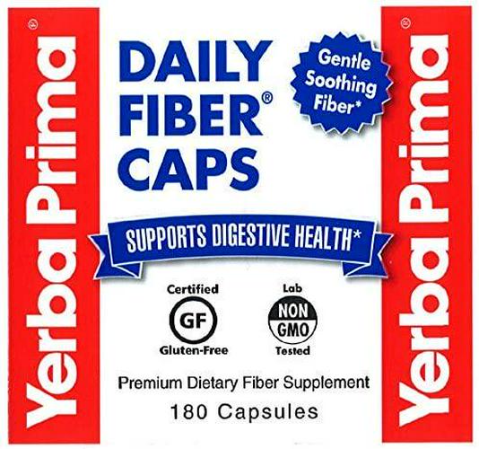 Daily Fiber Formula - 180 caps (Pack of 2) - Soluble and Insoluble Dietary Fiber Supplement - Colon Cleanse - Gut Health - Vegan, Non-GMO, Gluten-Free