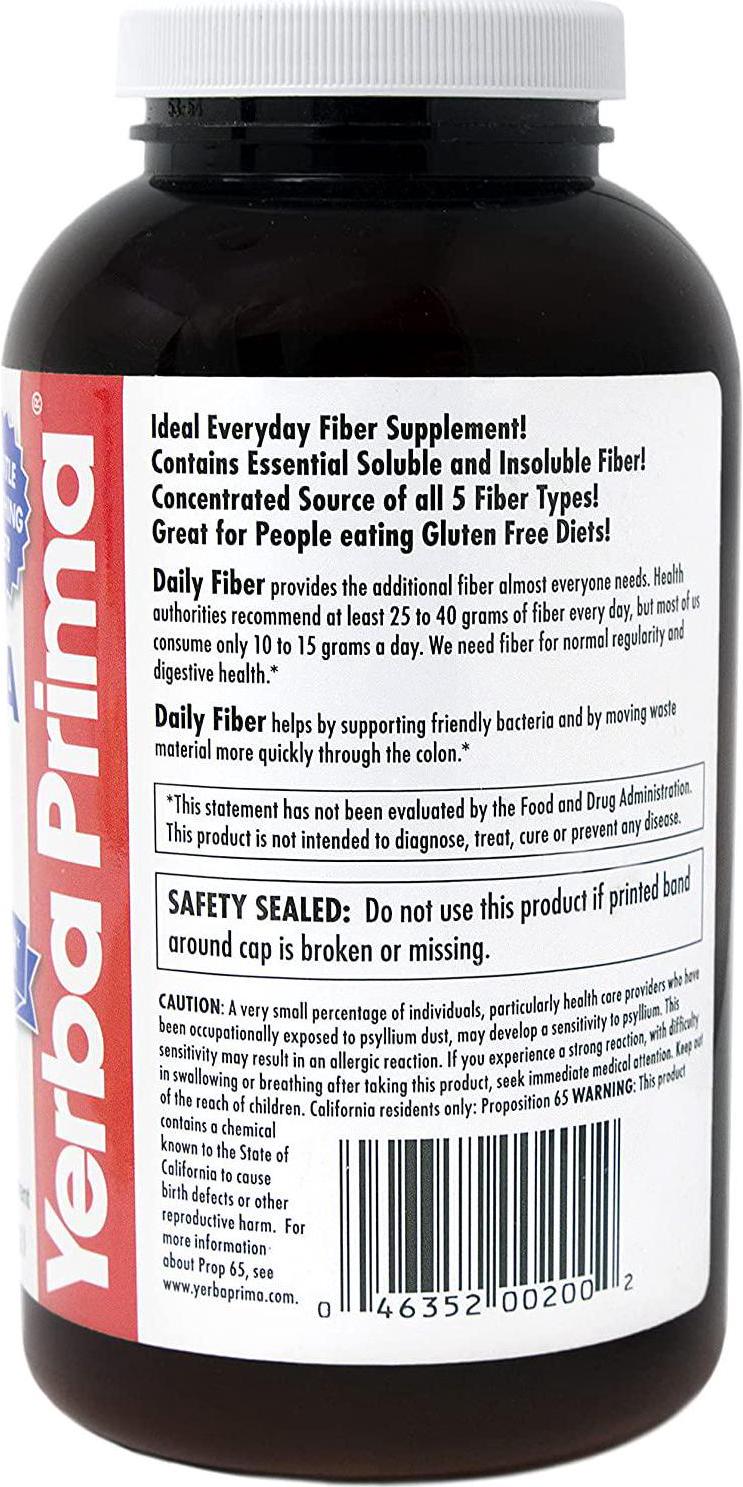 Daily Fiber Formula Regular Powder - 12 oz (Pack of 3)