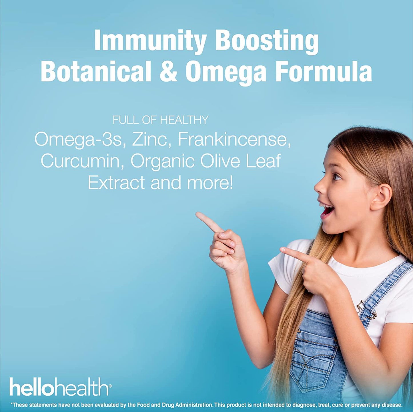 Daily Immune Support Supplement Immunostrong 10-in-1 Immune System Defense Plus Immune Booster Oregano, Olive Leaf, Anti Inflammatory Omega 3, Turmeric Curcumin and Zinc Vitamins for Adults/Kids -60 ct