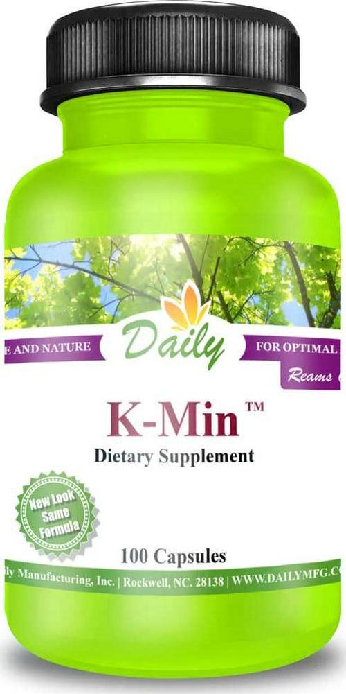 Daily Manufacturing K-Min Dietary Supplement 100 Capsules (1)