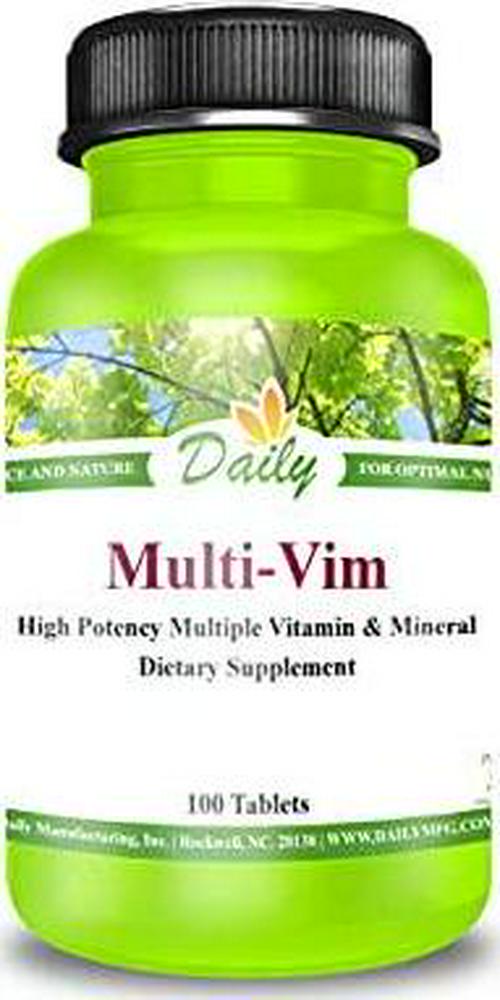 Daily Manufacturing -Multi-Vim |100 Tablets