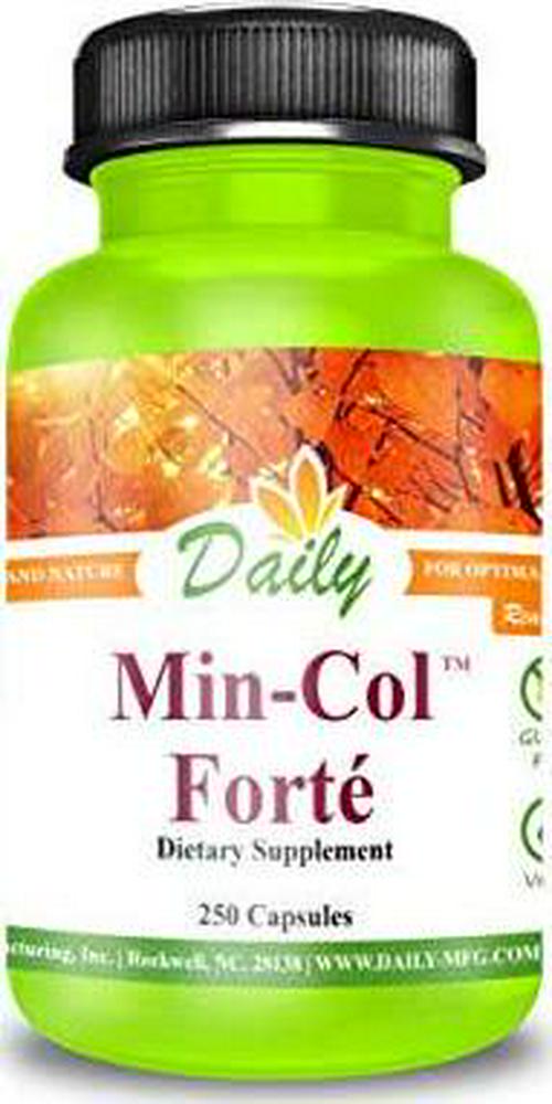 Daily Manufacturing, MinCol Forte 250 capsules, Min-Col Forte