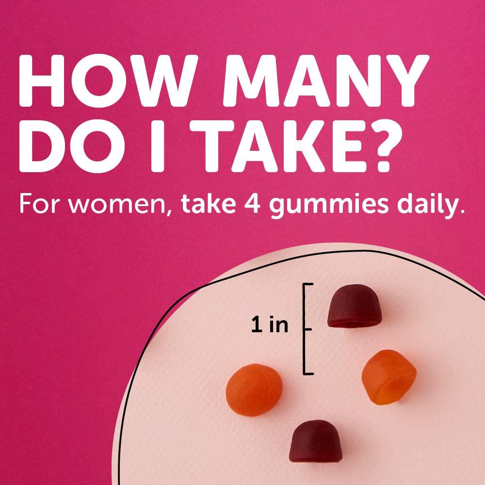Daily Organic Gummy Women’s Multivitamin: Vitamin C, D3 and Zinc for Immunity, Biotin for Hair and Skin, Omega 3 Fish Oil, B6, Selenium, Methyl B12 by SmartyPants (180 Count, 45 Day Supply)