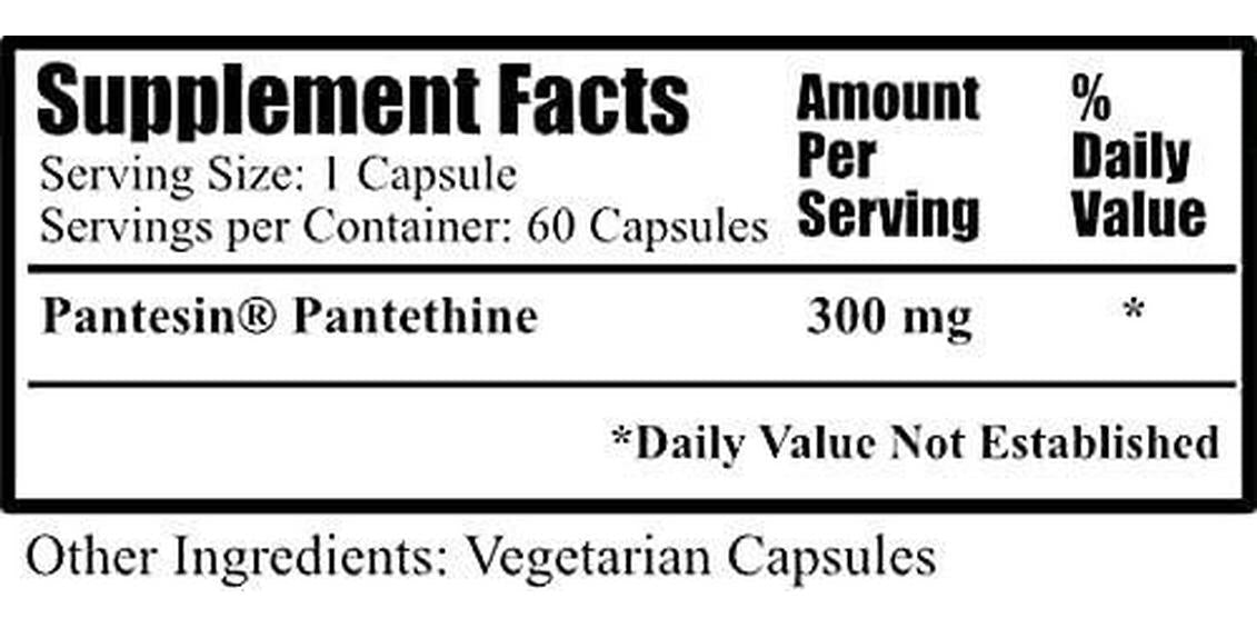 Daily Pantethine (Vitamin B-5)