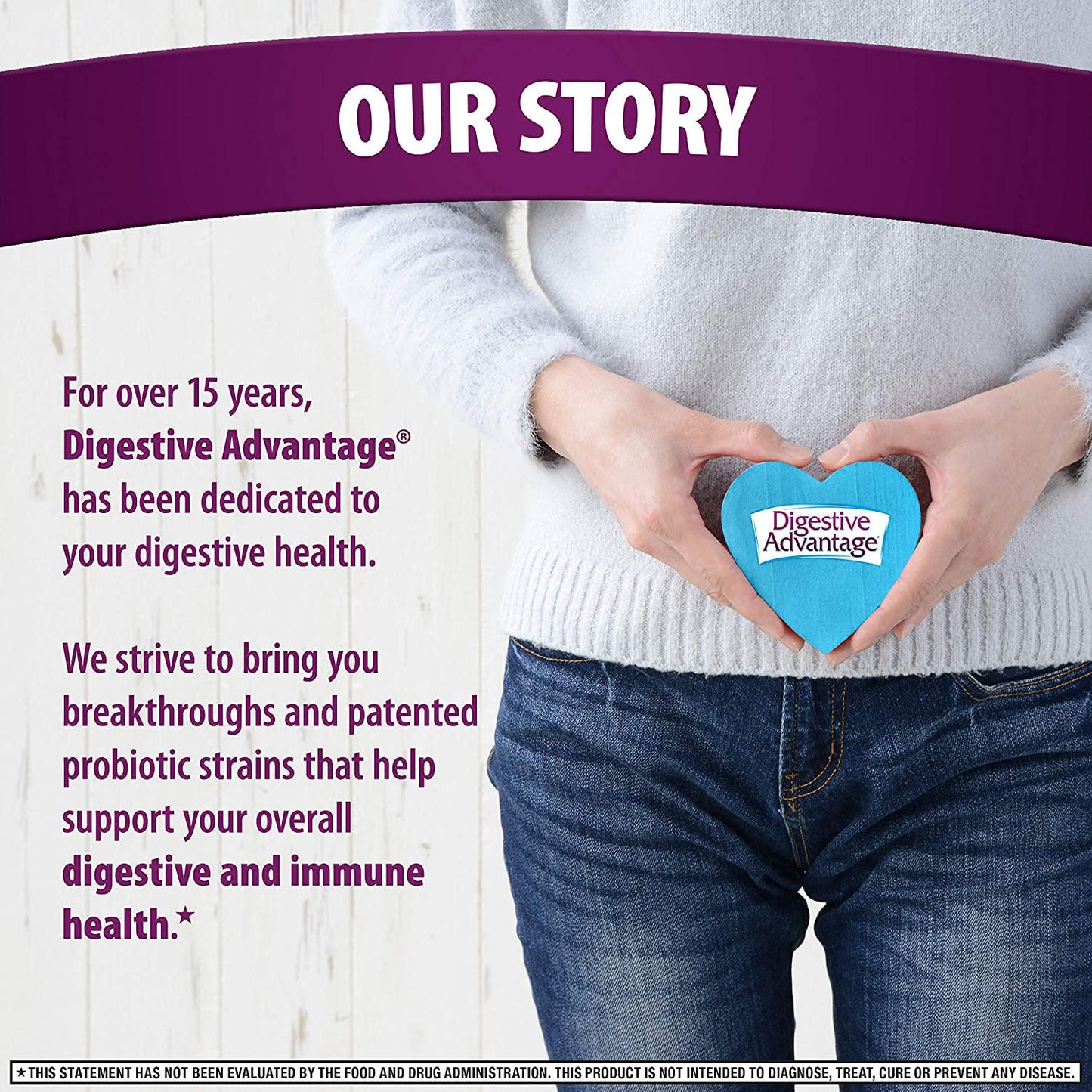 Daily Probiotic Capsule - Digestive Advantage (50 count in a box), Survives 100x Better Than Regular 50 Billion CFU, Lessen Minor Abdominal Discomfort, Bloating and Occasional Diarrhea