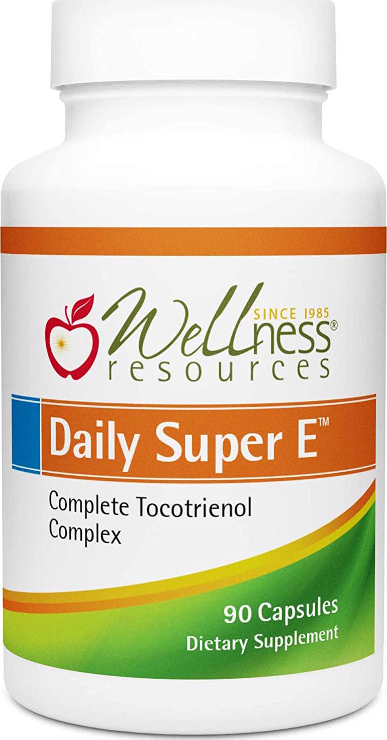 Daily Super E - Superior Full Spectrum Tocotrienols - High in Gamma, Delta, and Alpha (90 Capsules)