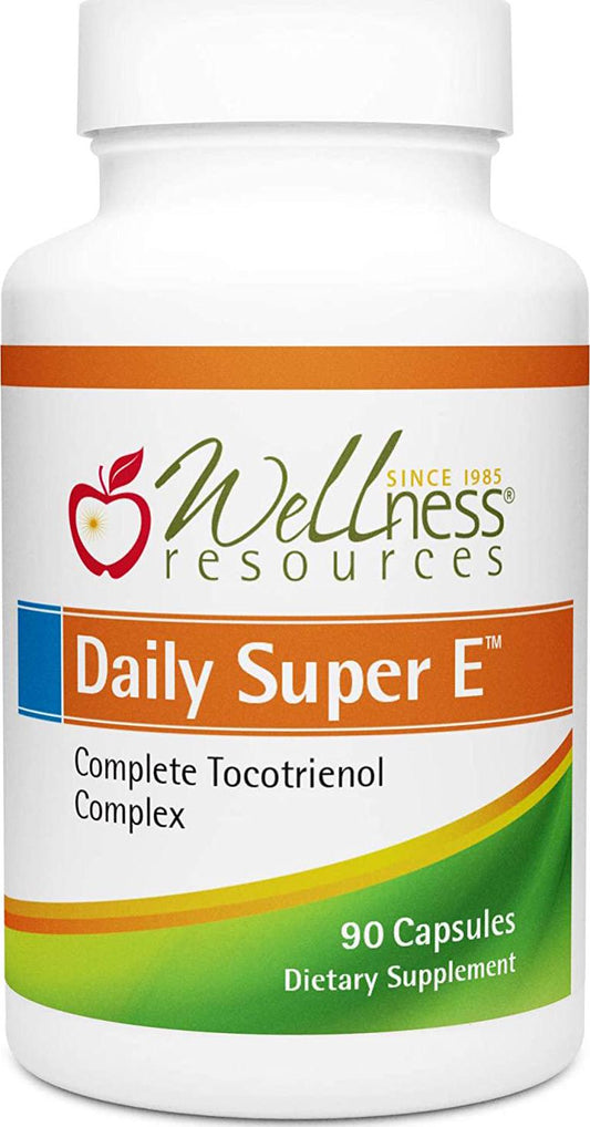 Daily Super E - Superior Full Spectrum Tocotrienols - High in Gamma, Delta, and Alpha (90 Capsules)