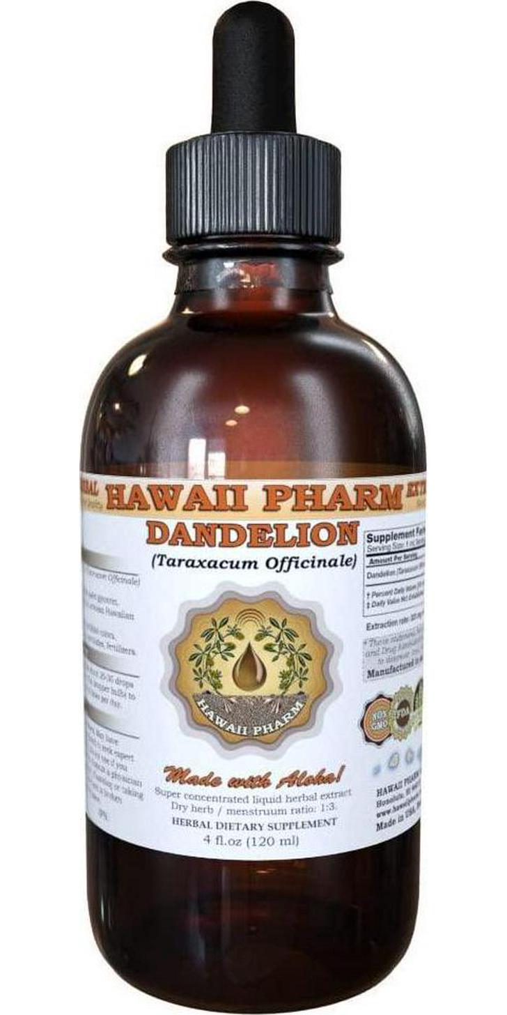 Dandelion Liquid Extract, Dandelion (Taraxacum Officinale) Leaf Powder Tincture Supplement 2 oz