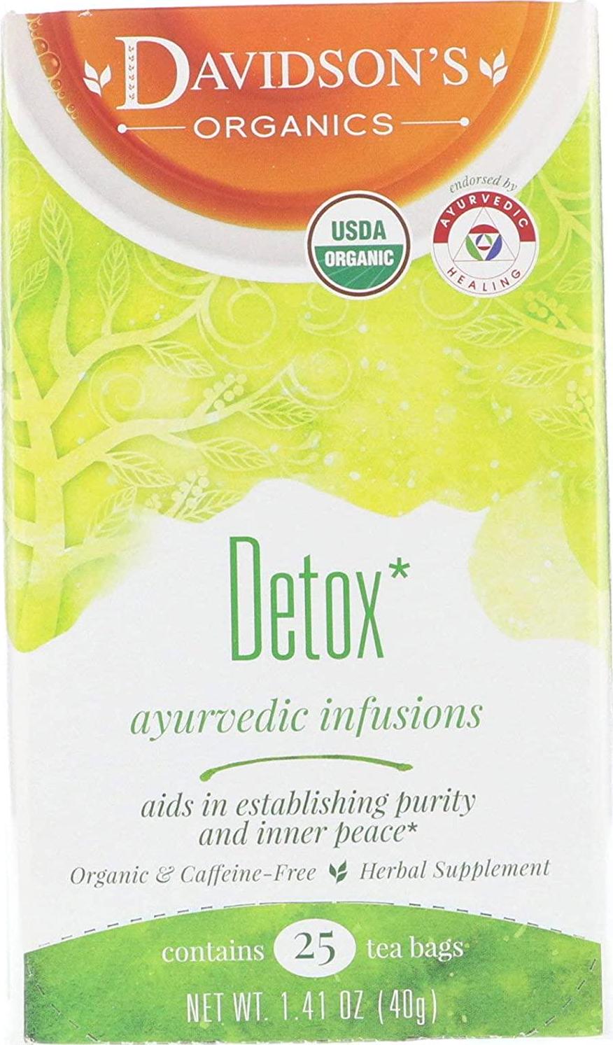 Davidson&#039;s Ayurvedic Infusions Detox Tea 25 teabags