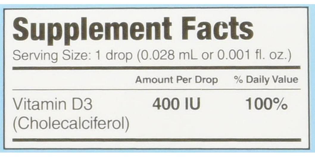 Ddrops Baby 400 Iu 90 Drops 0.08 Fluid Ounce (4 Pack)