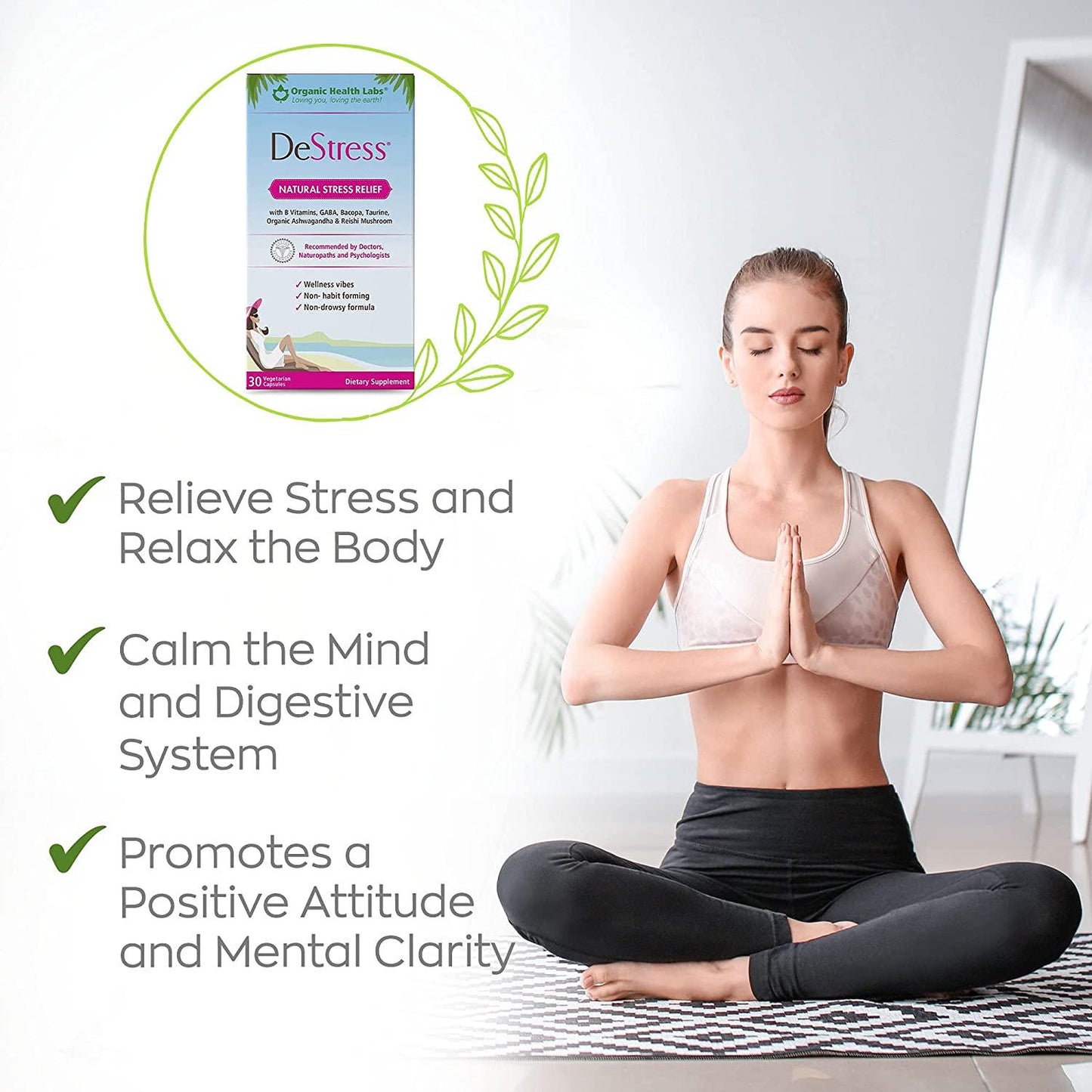 DeStress - 30 Veggie Capsules