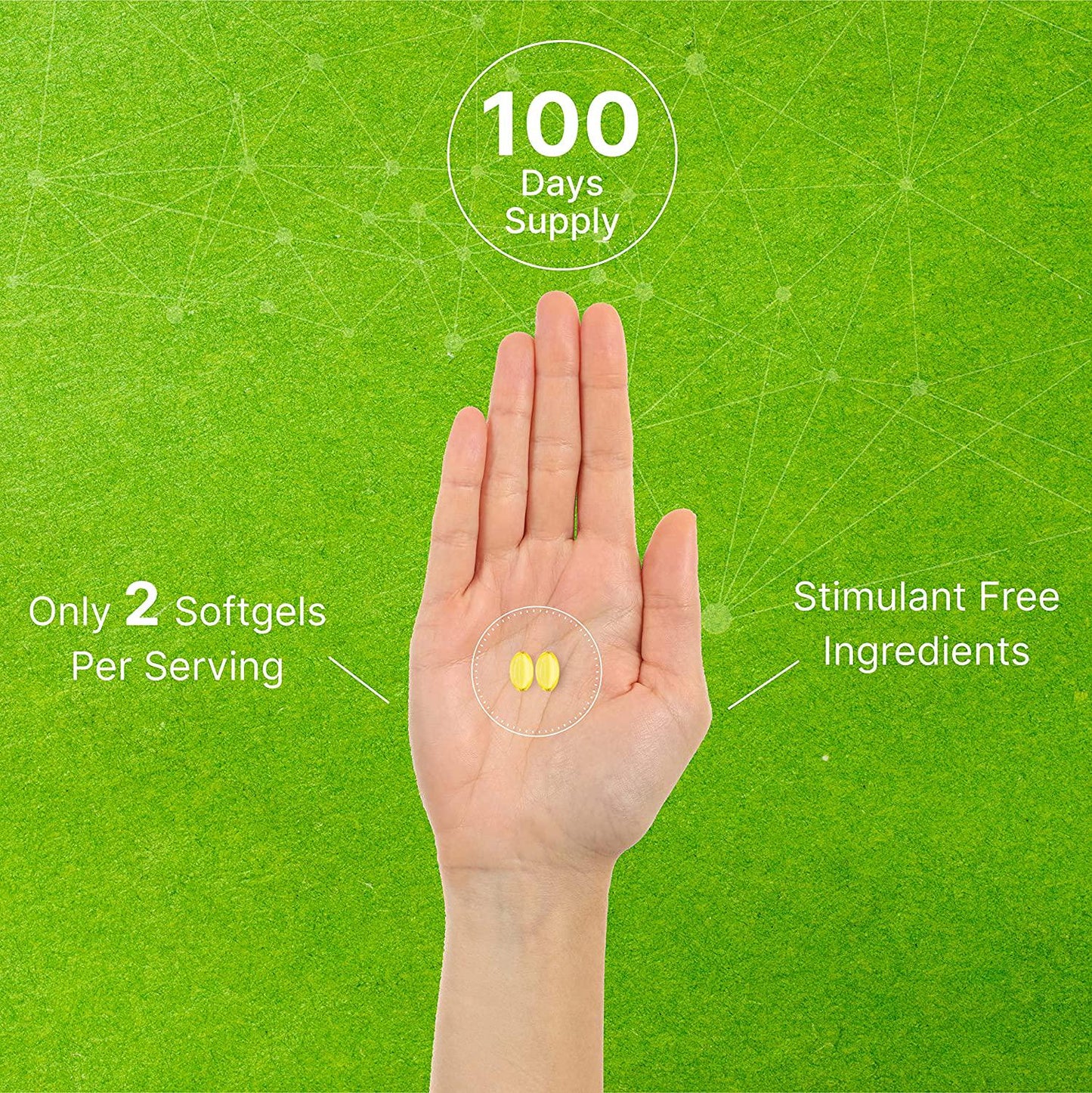 Deal Supplement CLA 1500mg Per Serving, 200 Softgels, Super Extra Strength 95% Conjugated Linoleic Acid from Safflower Oil, Manage Weight and Lean Muscle