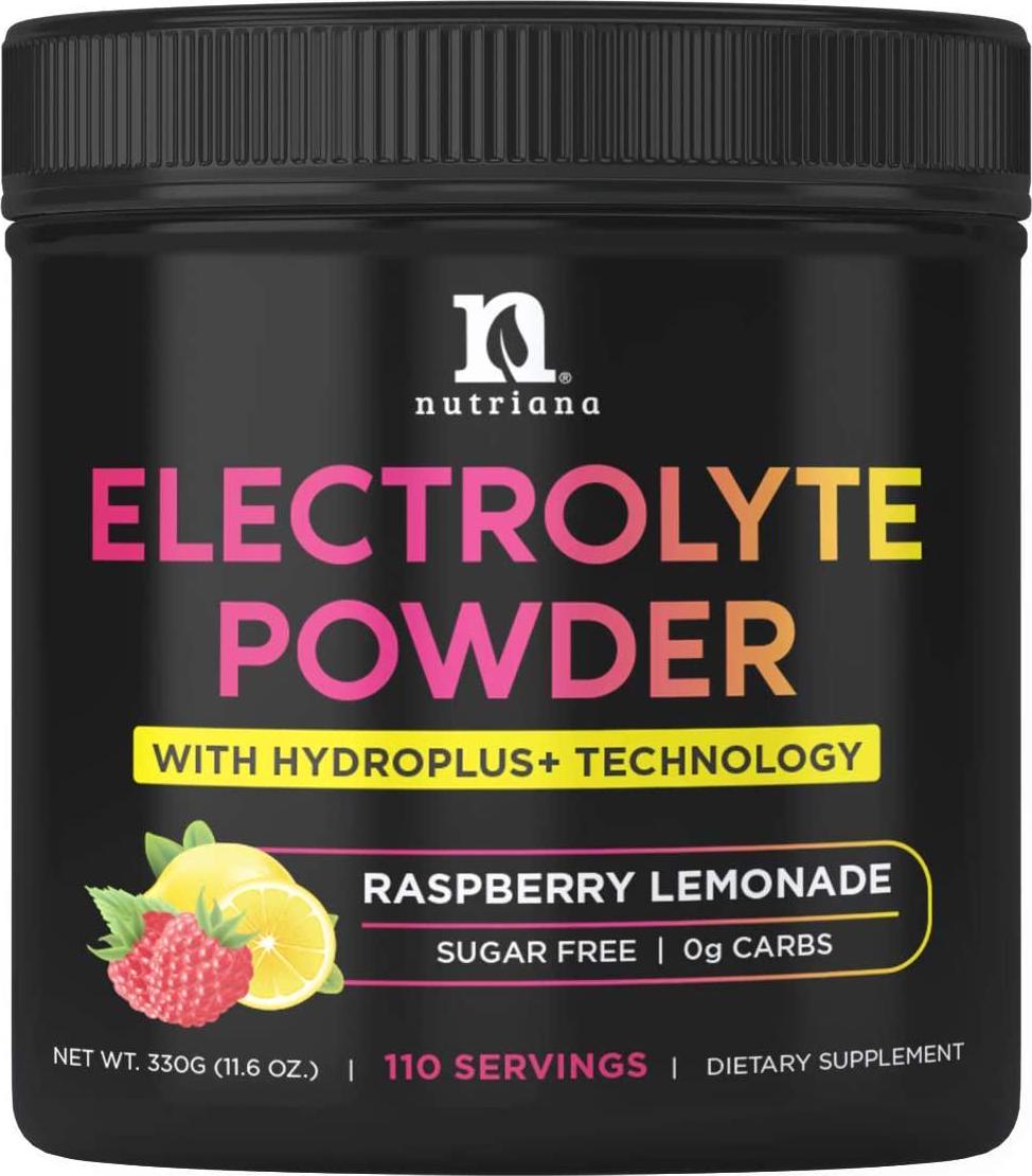 Delicious Keto Electrolyte Powder Hydration Supplement - Hydration Powder - Keto Electrolytes Supplement - No Sugar, 0 Carbs, Magnesium, Potassium, Calcium - Raspberry Lemonade