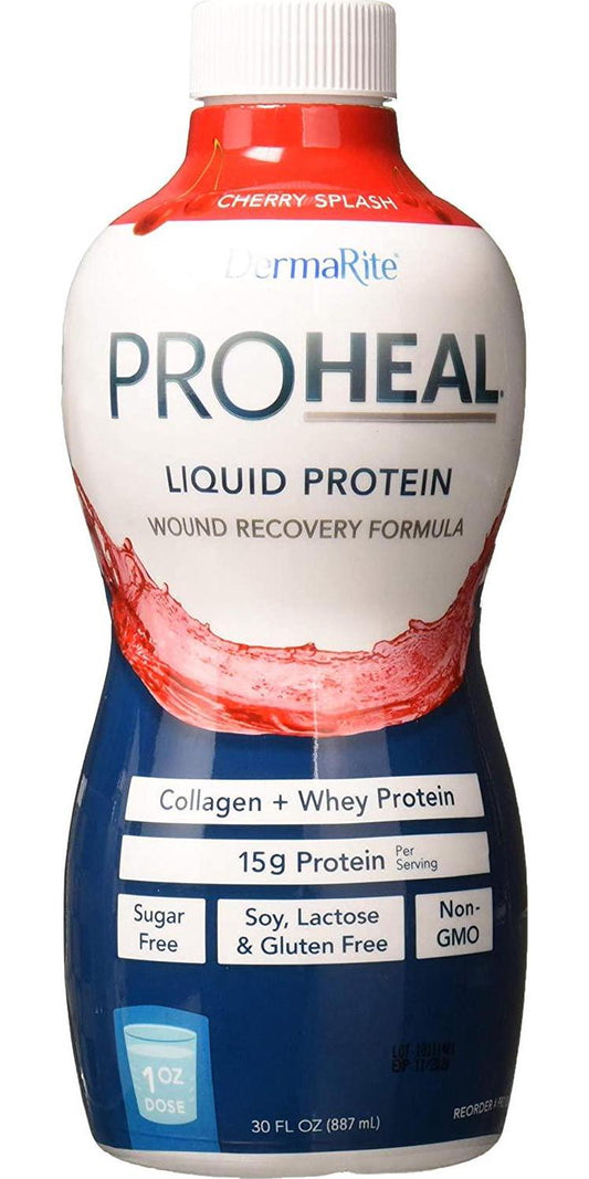 Dermarite Industries Proheal Sugar-Free Liquid Protein Supplement