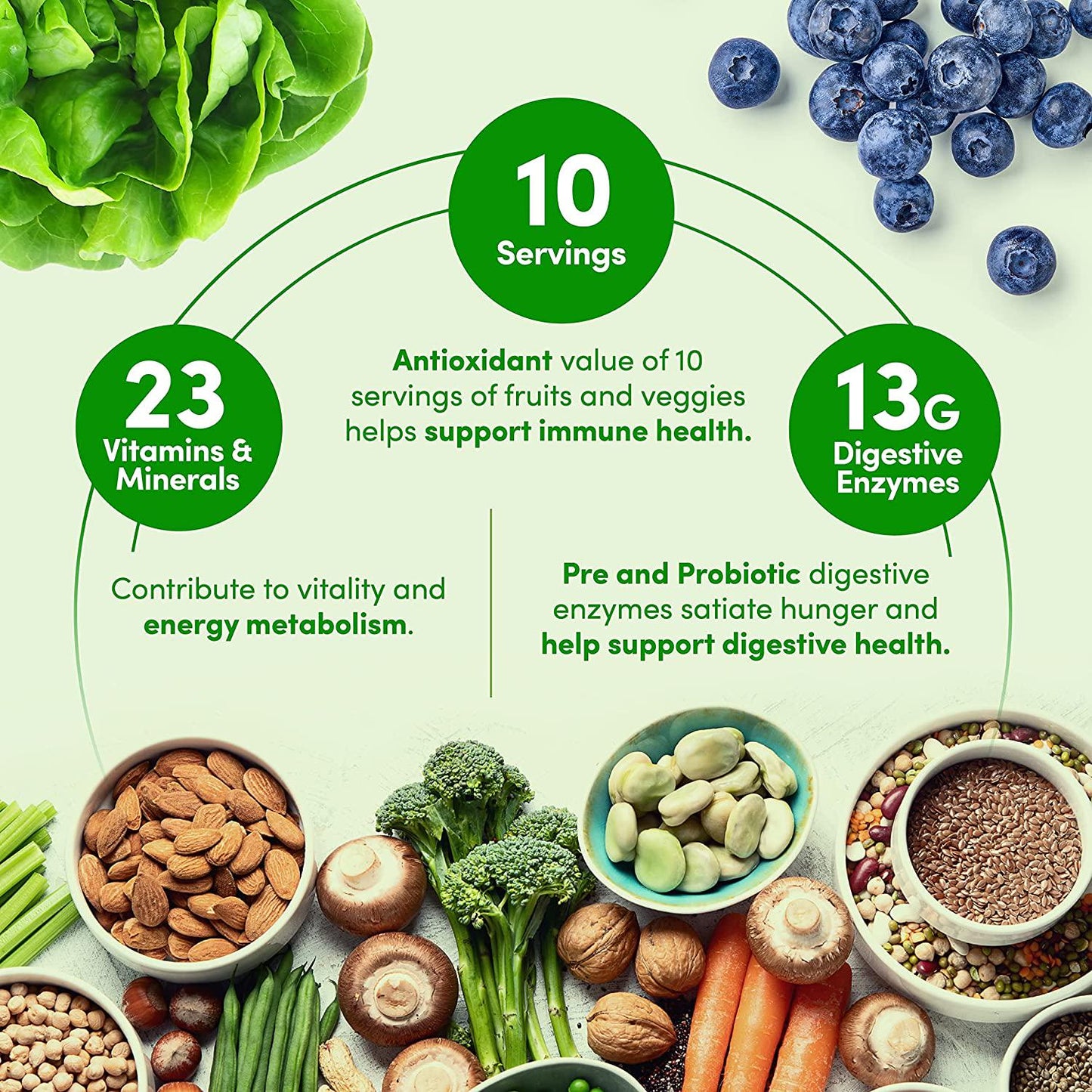 Designer Wellness, Designer Plant Meal Replacement, Pea Protein and Organic Sprouted Rice Protein Powder with Vitamins, Minerals, Healthy Fats, and Antioxidants, Madagascar Vanilla, 2.64 Pounds