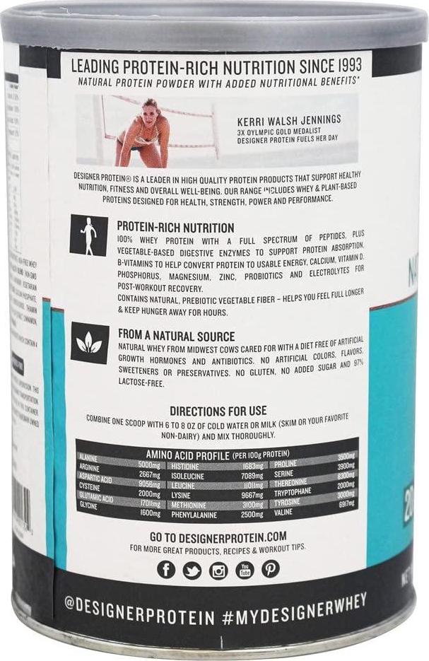 Designer Whey - Protein Powder - French Vanilla - 12 oz