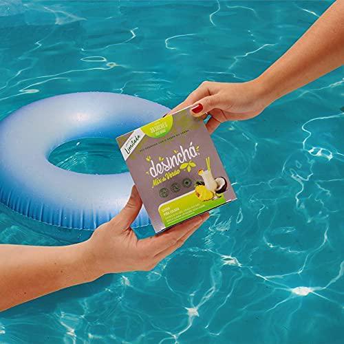 Desincha Tea - Debloatea Piña Colada Flavor I May Increase Energy, Supports Mental Focus and Metabolic Health I Helps Improve Digestion and May Reduce Bloating I 8 Natural Ingredients I 30 Day Supply