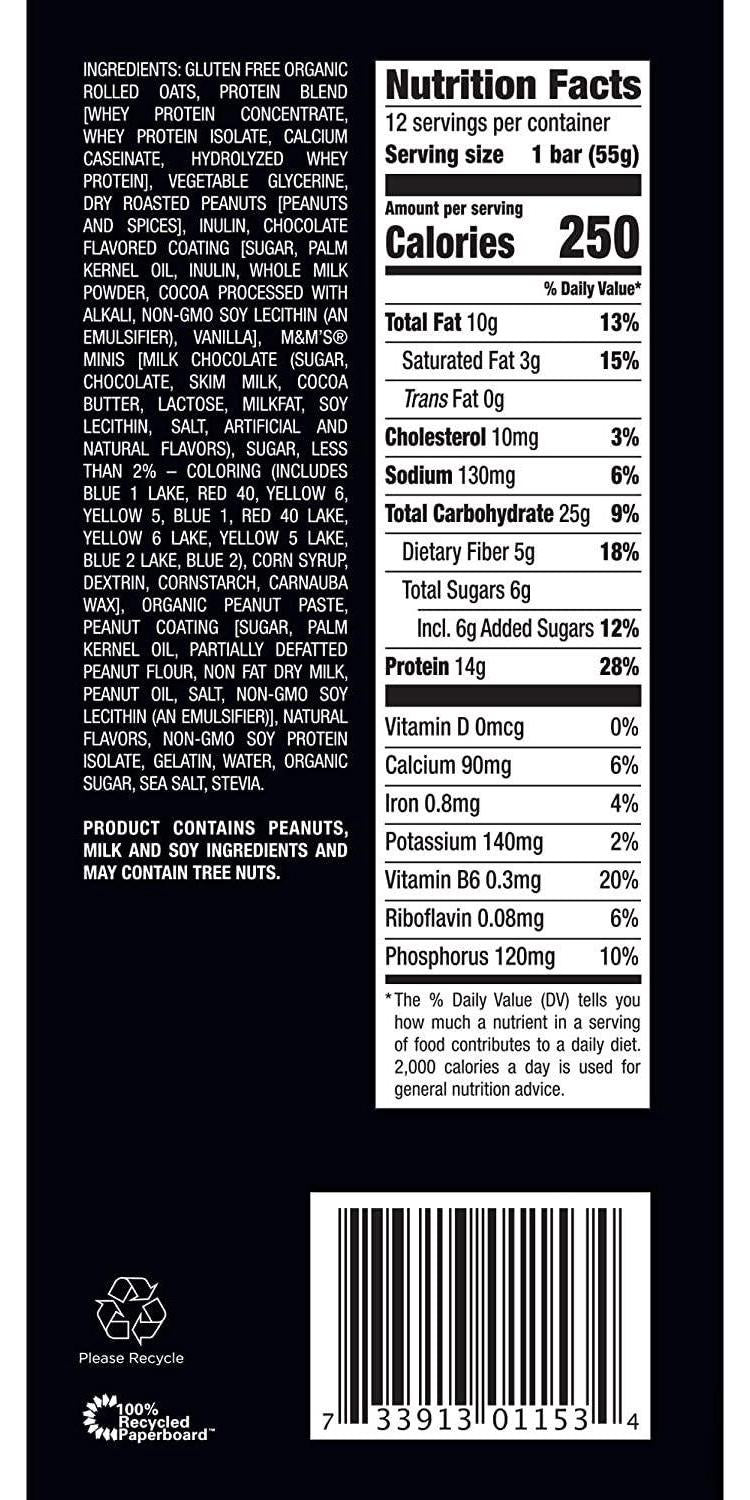Detour Lean Muscle Candy Crunch, Peanut Butter, 1.9 Ounce