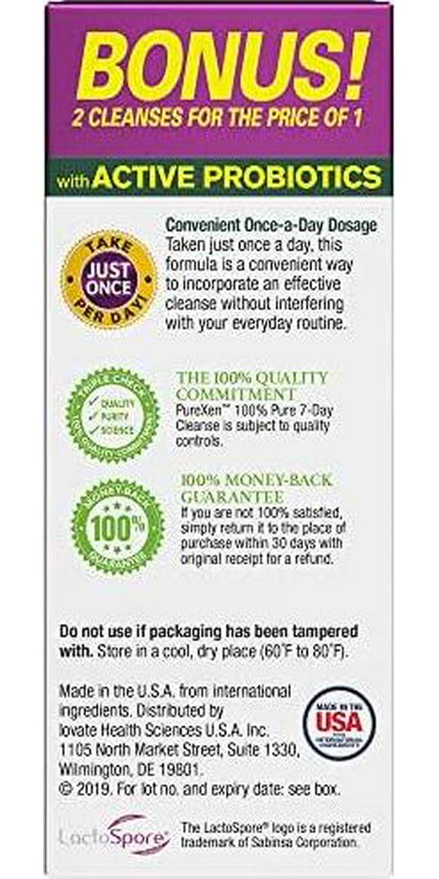 Detox Cleanse | Purely Inspired 7 Day Cleanse and Detox Pills | Acai Berry Cleanse | Whole Body Cleanse Detox for Women and Men | Body Detox with Senna Leaf and Digestive Enzymes | 42 Acai Berry Capsules