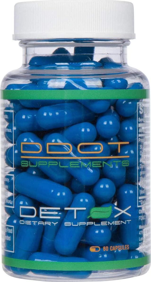 Detox, Digestive Tract Health Dietary Supplement, Full Body Cleanse, Liver Cleanse, Colon Cleanse, Kidney Cleanse, Psyllium Husk Capsules, Dandelion Root Capsules - DDOT Supplements