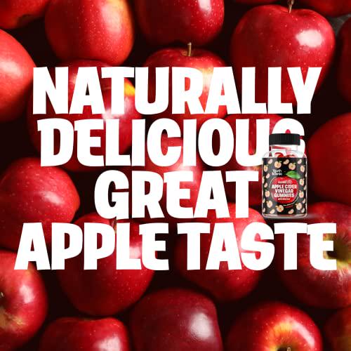 Detox Gummies for Energy and Metabolism Support and Belly Bloating with 1000 mg Raw Apple Cider Vinegar with The Mother | 60 Count ACV Vegan and Non-GMO Gelatin-Free Gummy by Youth and Tonic | Men and Women