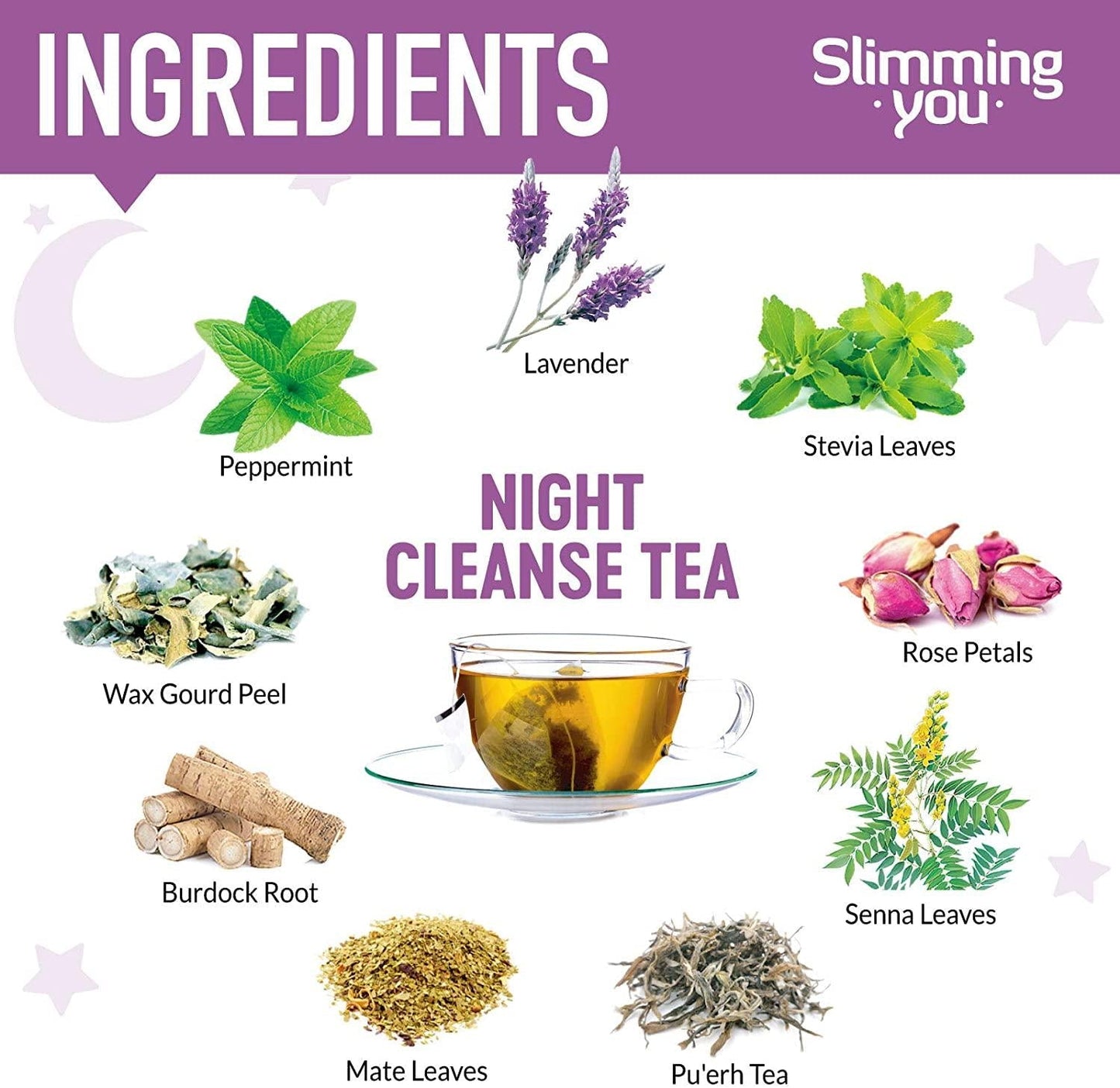 Detox Tea 14 Day Teatox Herbal Tea for Body Detox, Colon Cleanse, Metabolism Increase - 1 Morning Boost Tea (14 Bags) and 1 Night Cleanse Tea (7 Bags)