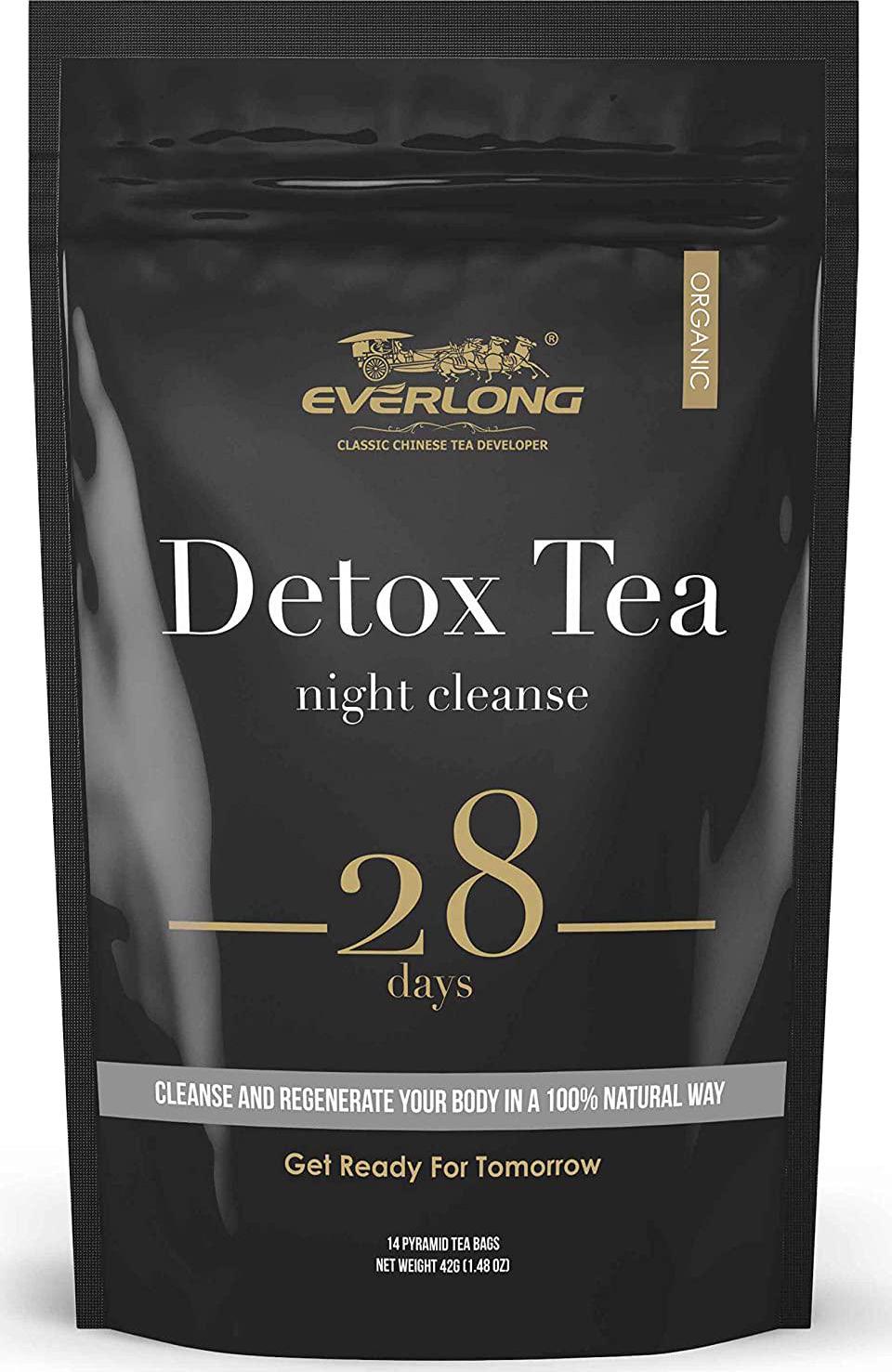 Detox Tea 28 Day Ultimate Teatox - Night Cleanse - Burn Fat and Boost Your Energy, Colon Cleanse, Restore Your Body Natural Balance (14 Tea Bags).
