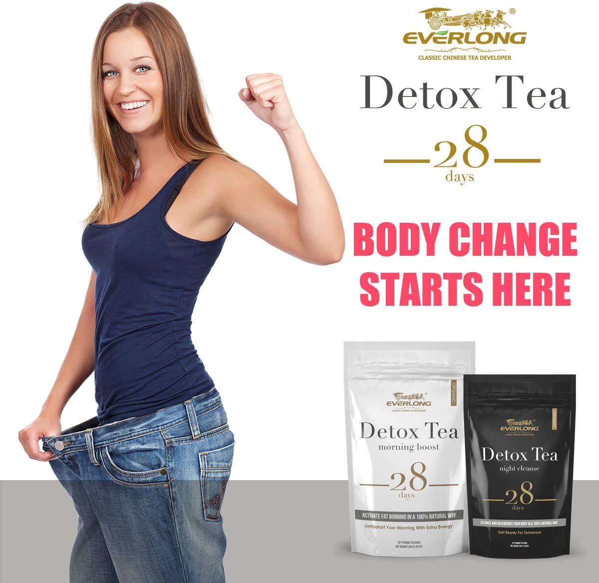Detox Tea 28 Day Ultimate Teatox - Night Cleanse - Burn Fat and Boost Your Energy, Colon Cleanse, Restore Your Body Natural Balance (14 Tea Bags).