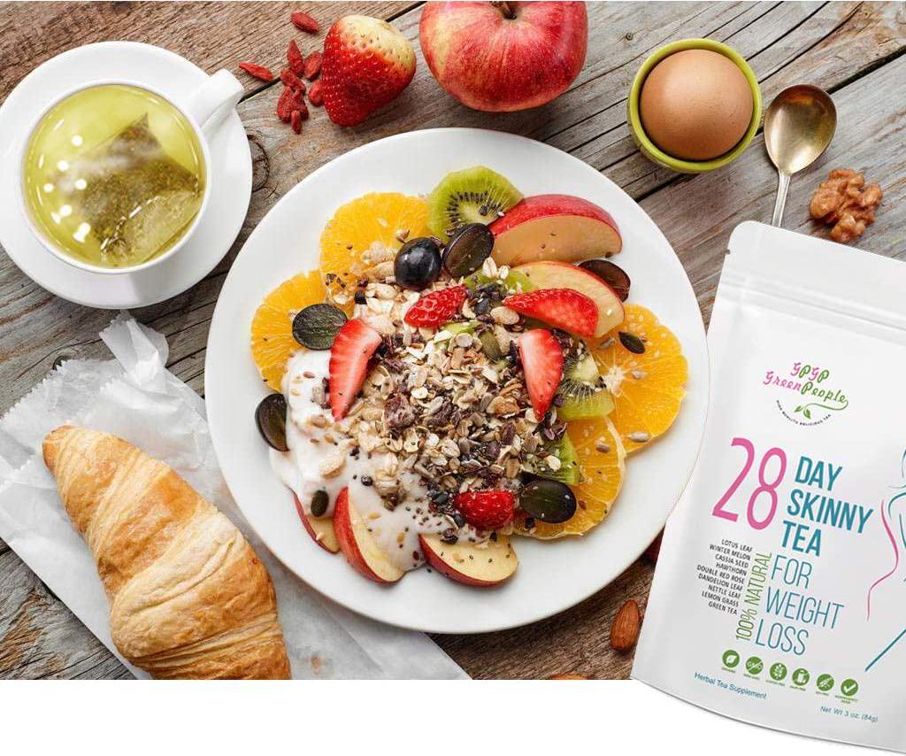 Detox Tea Diet Tea for Body Cleanse - 28 Day Weight Loss Tea for Women, Natural Ingredients, GPGP GreenPeople Skinny fit Tea for Slim, Belly Fat (28days)
