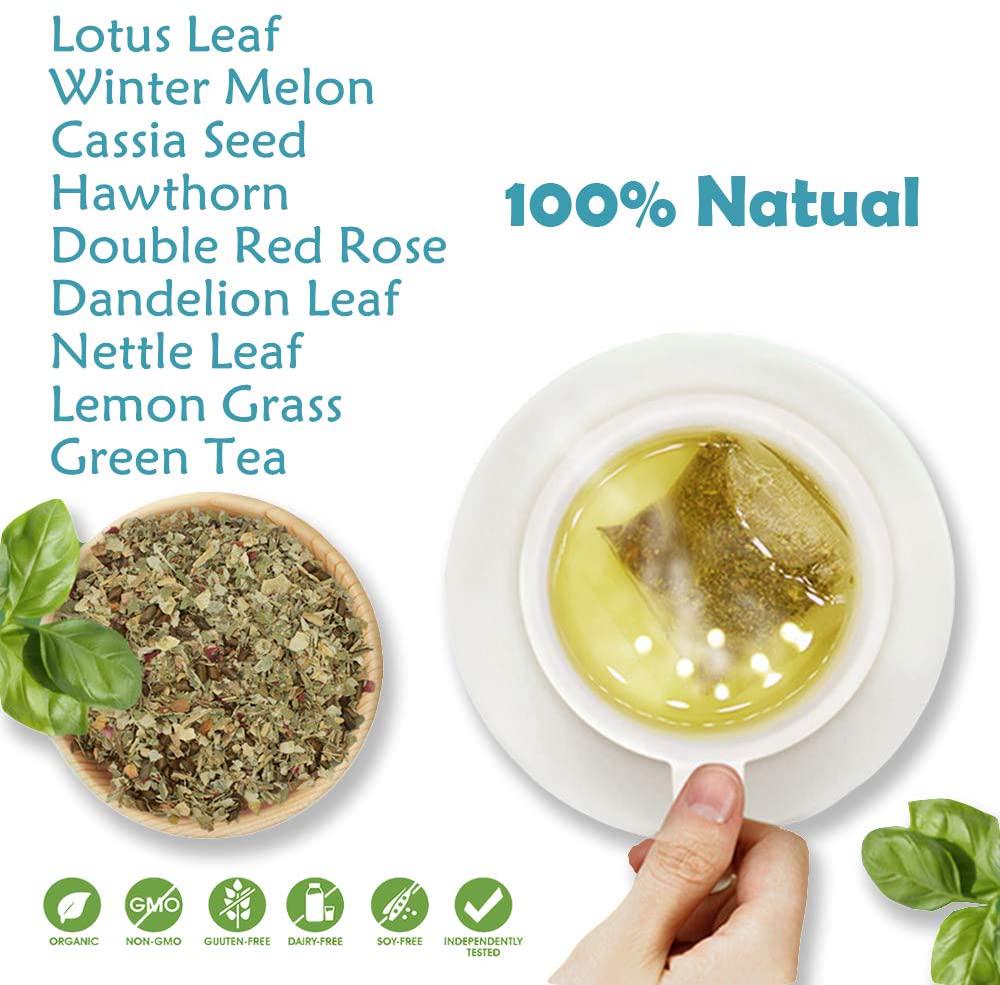 Detox Tea Diet Tea for Body Cleanse - 28 Day Weight Loss Tea for Women, Natural Ingredients, GPGP GreenPeople Skinny fit Tea for Slim, Belly Fat (28days)