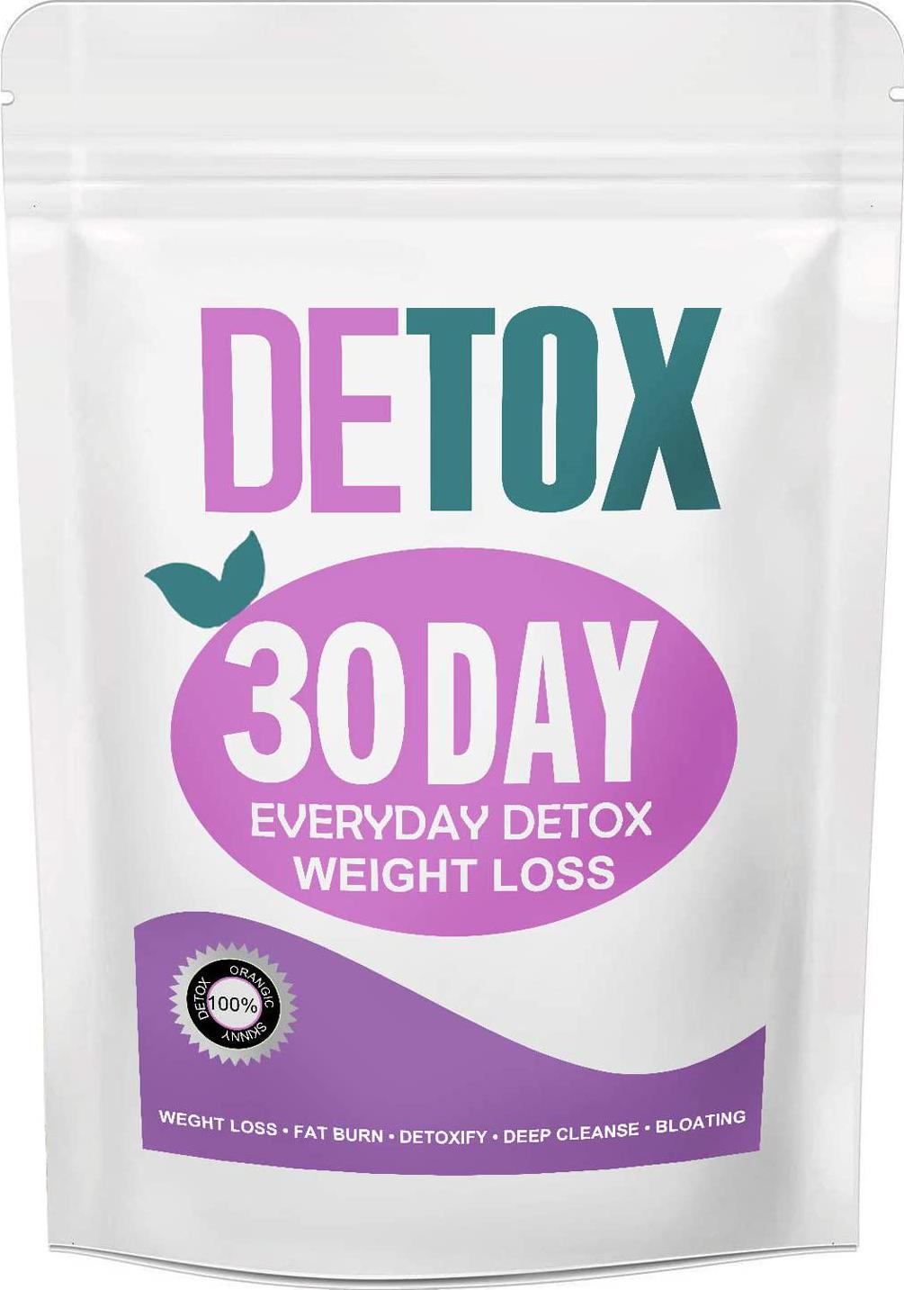Detox Weight Loss Tea for Women, Gentle Detox Tea, 30 Day Skinny Tea for Slimming - Colon and Body Cleanse Detox Tea, Belly Fat