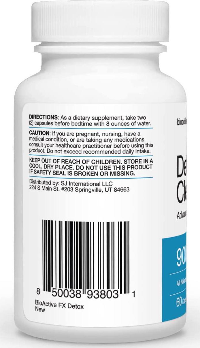 Detox and Cleanse Advanced Herbal Complex - Colon Cleanse Detox - Gently and Effectively Supports Optimized Metabolism, Healthy Bowel Movements, and Your Digestive System - 60 Capsules - 30 Day Supply
