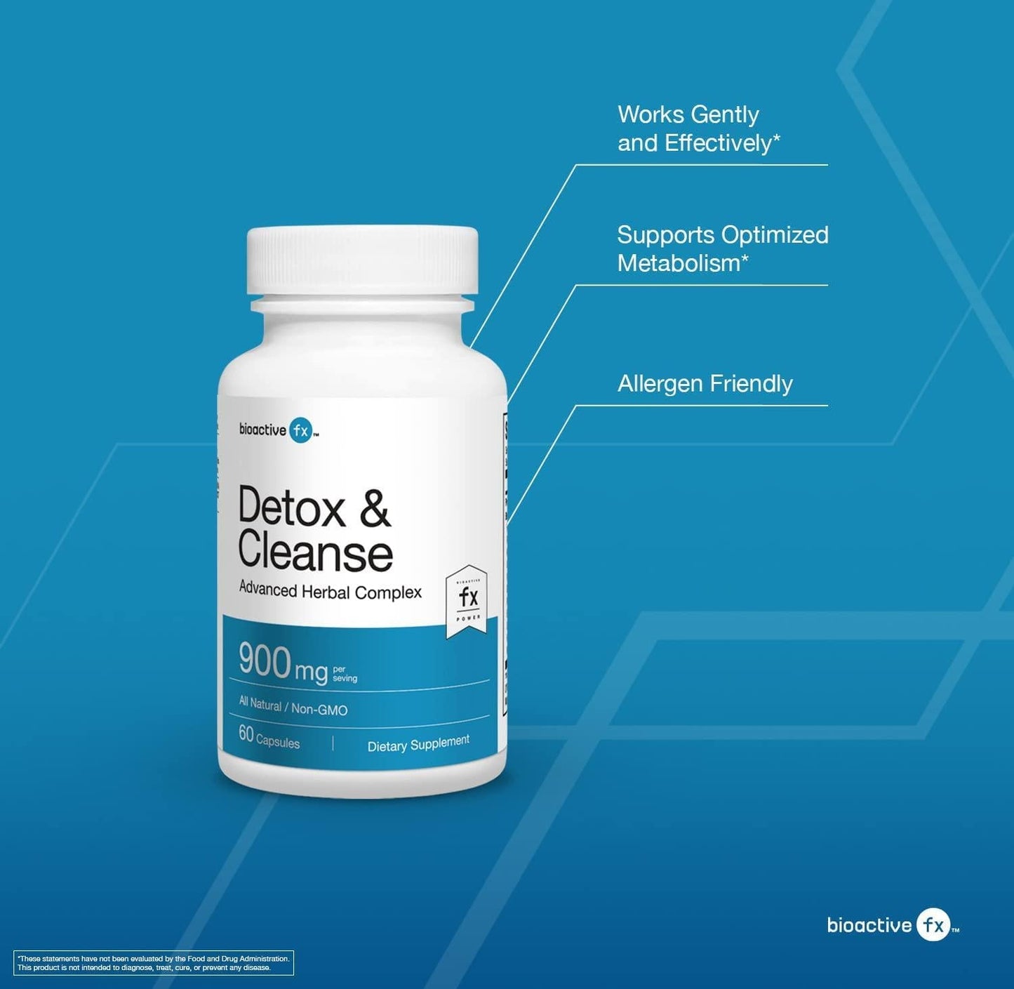 Detox and Cleanse Advanced Herbal Complex - Colon Cleanse Detox - Gently and Effectively Supports Optimized Metabolism, Healthy Bowel Movements, and Your Digestive System - 60 Capsules - 30 Day Supply