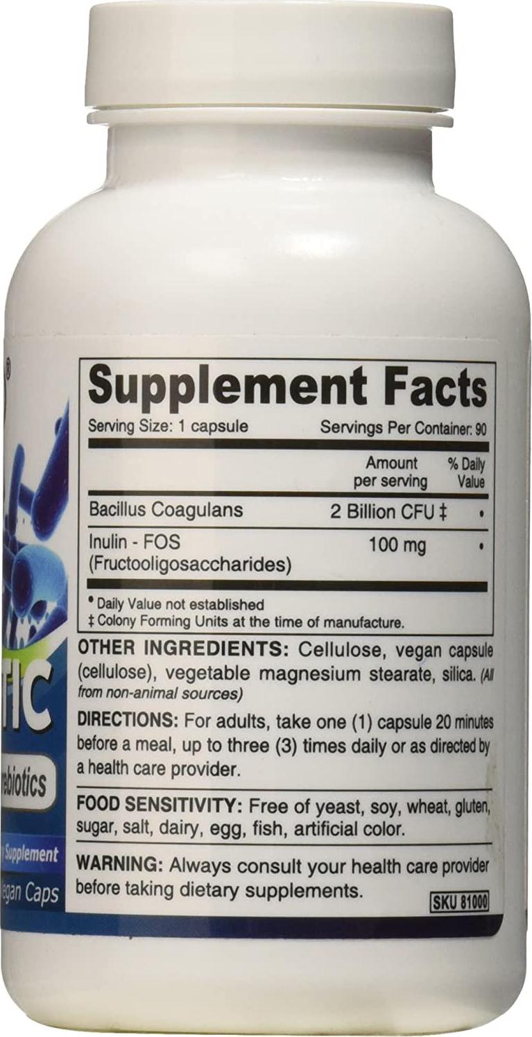 Deva Nutrition Vegan Probiotic Capsules, 90 Count