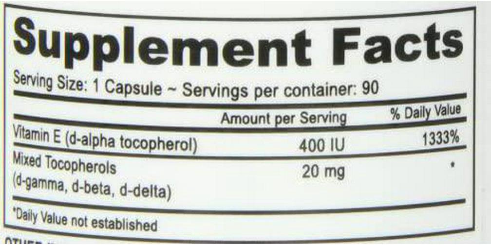 Deva Nutrition - Vegan Natural Vitamin E with Mixed Tocopherols 400 IU - 90 Vegetarian Capsules