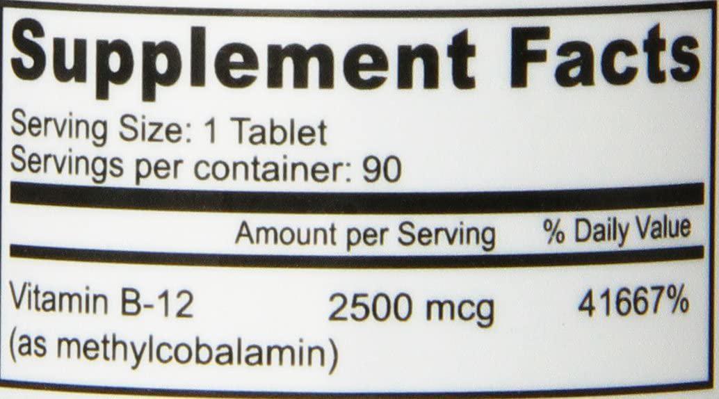 Deva Nutrition - Vegan Vitamin B12 Sublingual 2500 mcg. - 90 Tablets