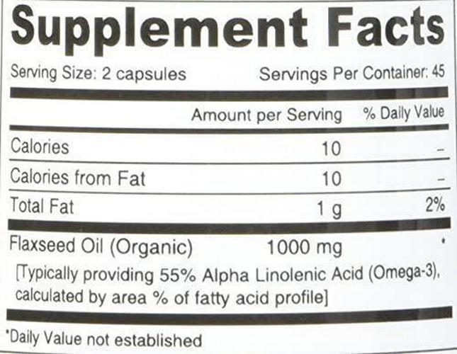 Deva Vegan Flaxseed Oil - 90 Vcaps