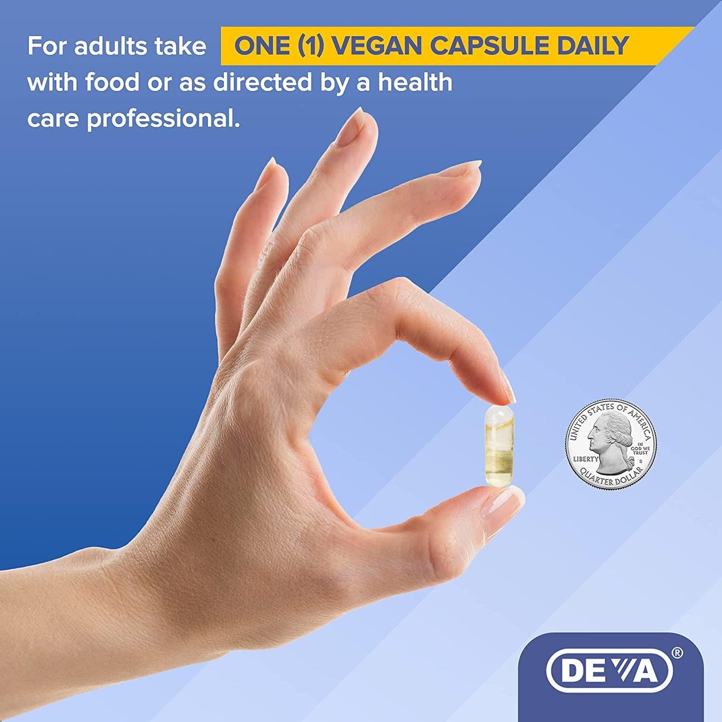 Deva Vegan Premium Borage Oil GLA 90 Vegan Caps