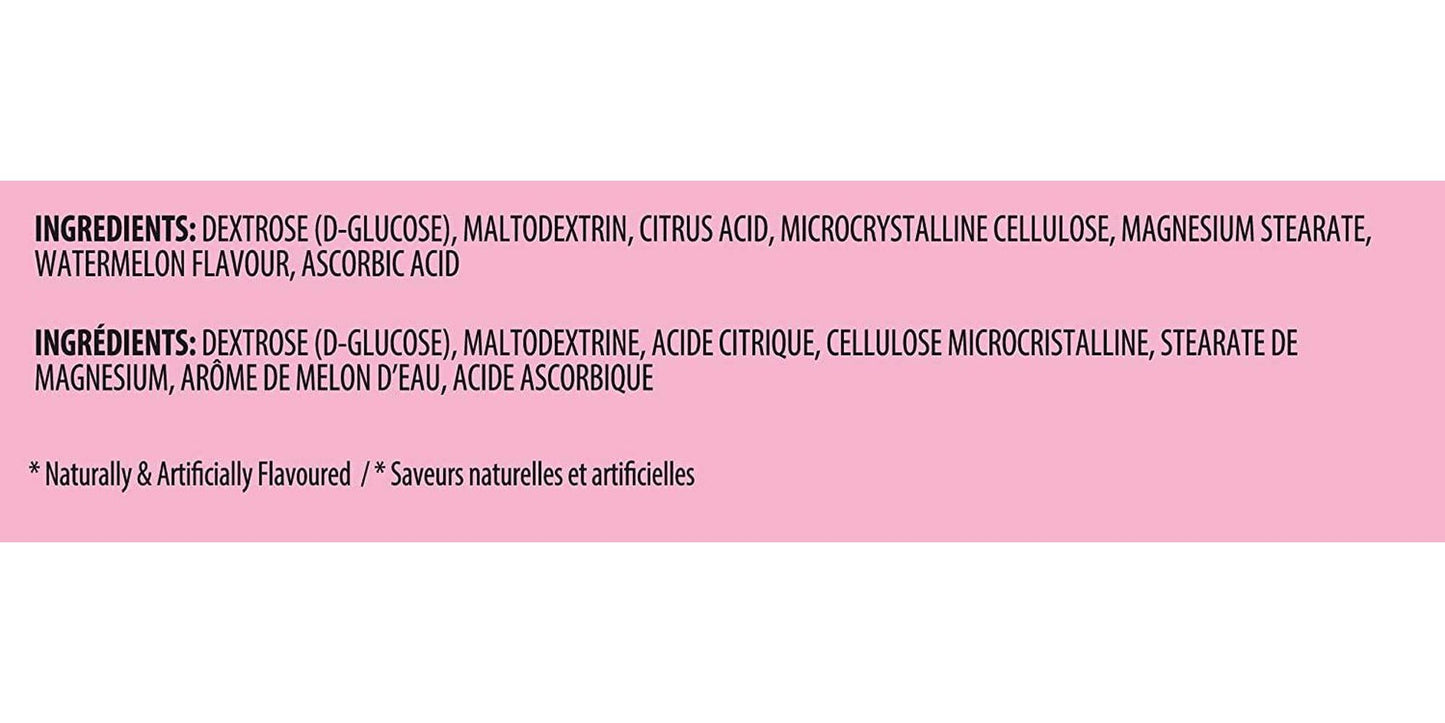 Dex4 Glucose Tablets, Fast Acting Low Blood Sugar Support, Carbohydrate Supplement, Watermelon, 50 Count Bottle