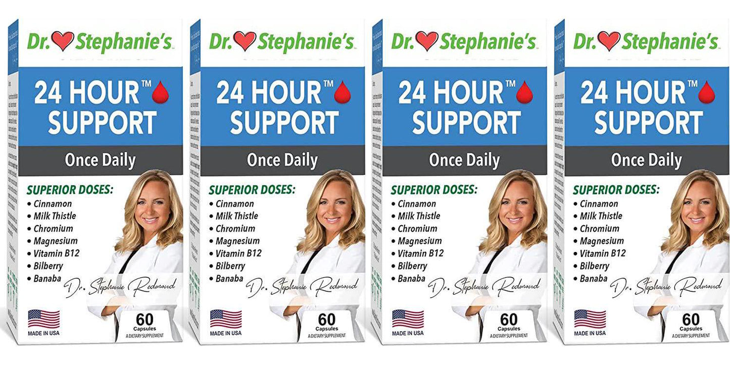 Diabetes Doctor Daily Support - 7 in 1 Blend for Daily Diabetes Needs and High Blood Sugar Regulation - Targets Insulin Resistance and Sensitivity, Organ Health, and Nutritional Deficiencies (4 Pack)