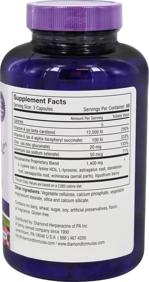 Diamond Herpanacine, Herpanacine Skin Support (200 Count)